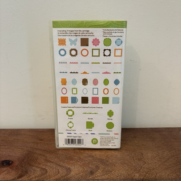 Cricut Art Cartridge Elegant Edges Up to 700 Images Borders Complete In Box - Picture 3 of 6
